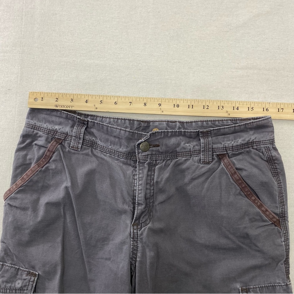 Carhartt Cargo Crop Pants Womens 10 Relaxed Fit Utility Pockets Outdoor Work - Picture 9 of 11